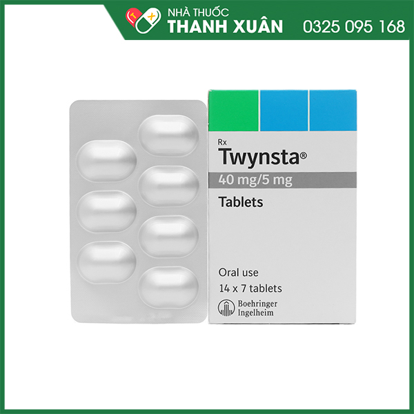 Twynsta 40/5mg trị tăng huyết áp